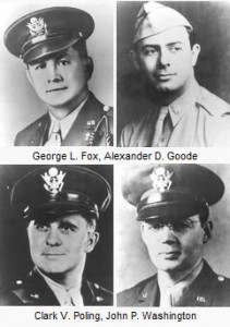 Four chaplains from Wikipedia